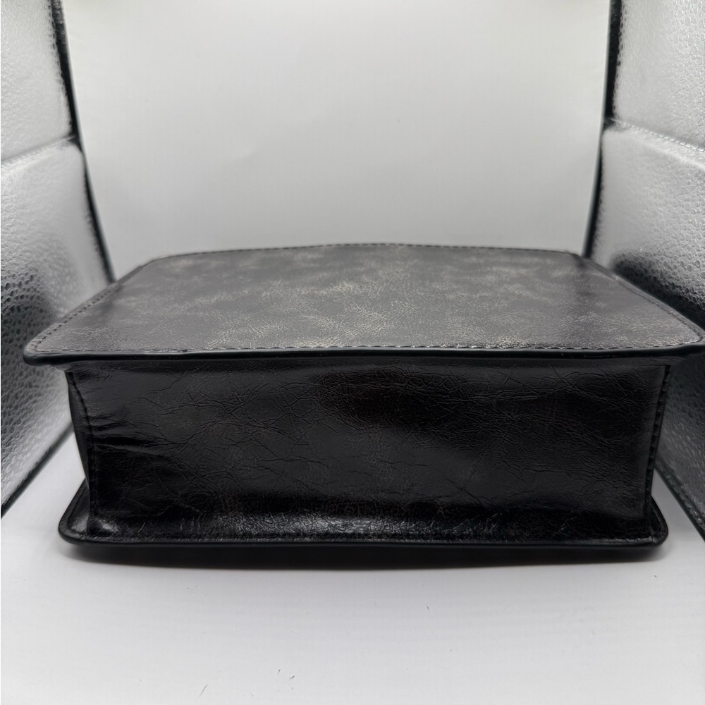 Greenwich Small Studded Distressed Black - 8"W X 6"H X 3"D Crossbody Bag NWT - Picture 7 of 15